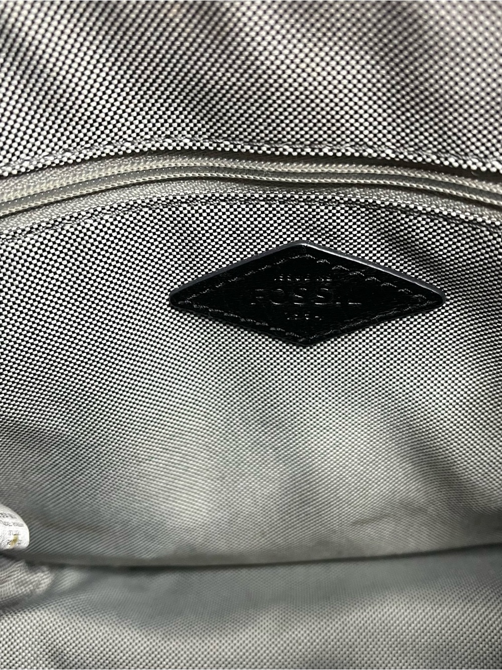 Fossil Ryder Mini Satchel in Black Pebbled Leather - Picture 11 of 14